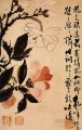 Shitao dos flores en conversación 1694 tinta china antigua